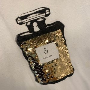 No. 5 Perfume White T-shirt